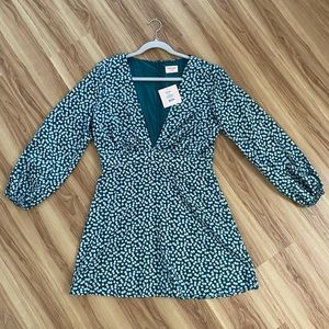 Floral Mini Dress, Size US10